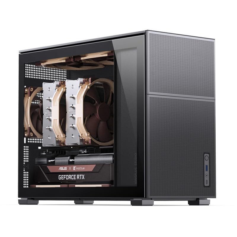 JONSBO D31 ブラック MESH MATX PCケース Jonsbo D31 MESH mATX Gehäuse, szkło hartowane, czarne : Amazon.pl